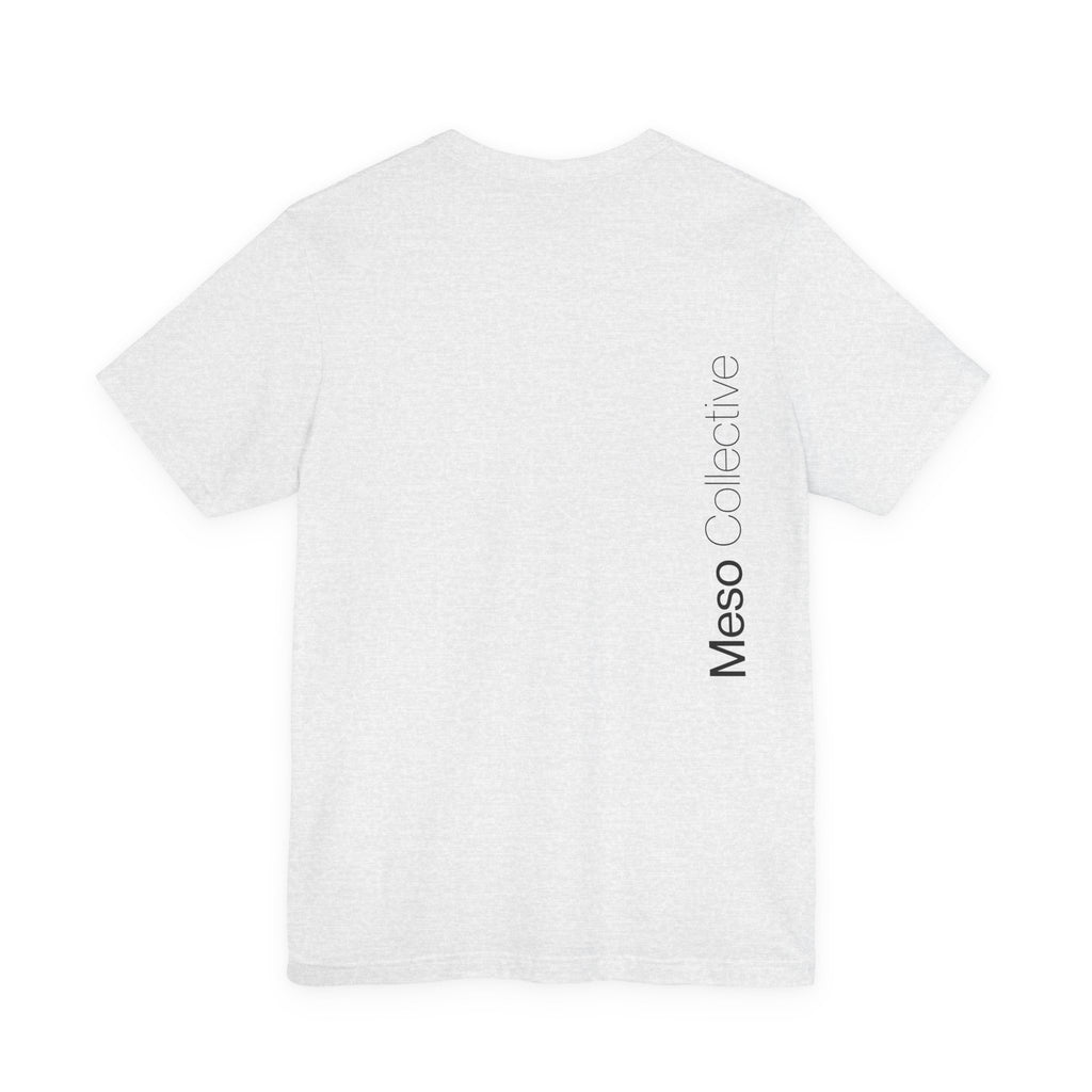Glitch Face Portrait Tee | Abstract Drip Art, Minimal Monochrome