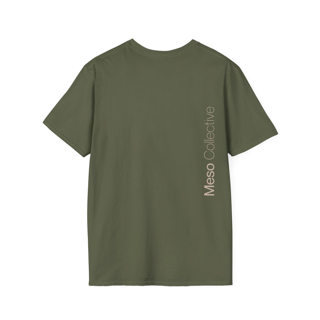 Offended? Good T-Shirt | Meso Collective Vertical Logo Tee