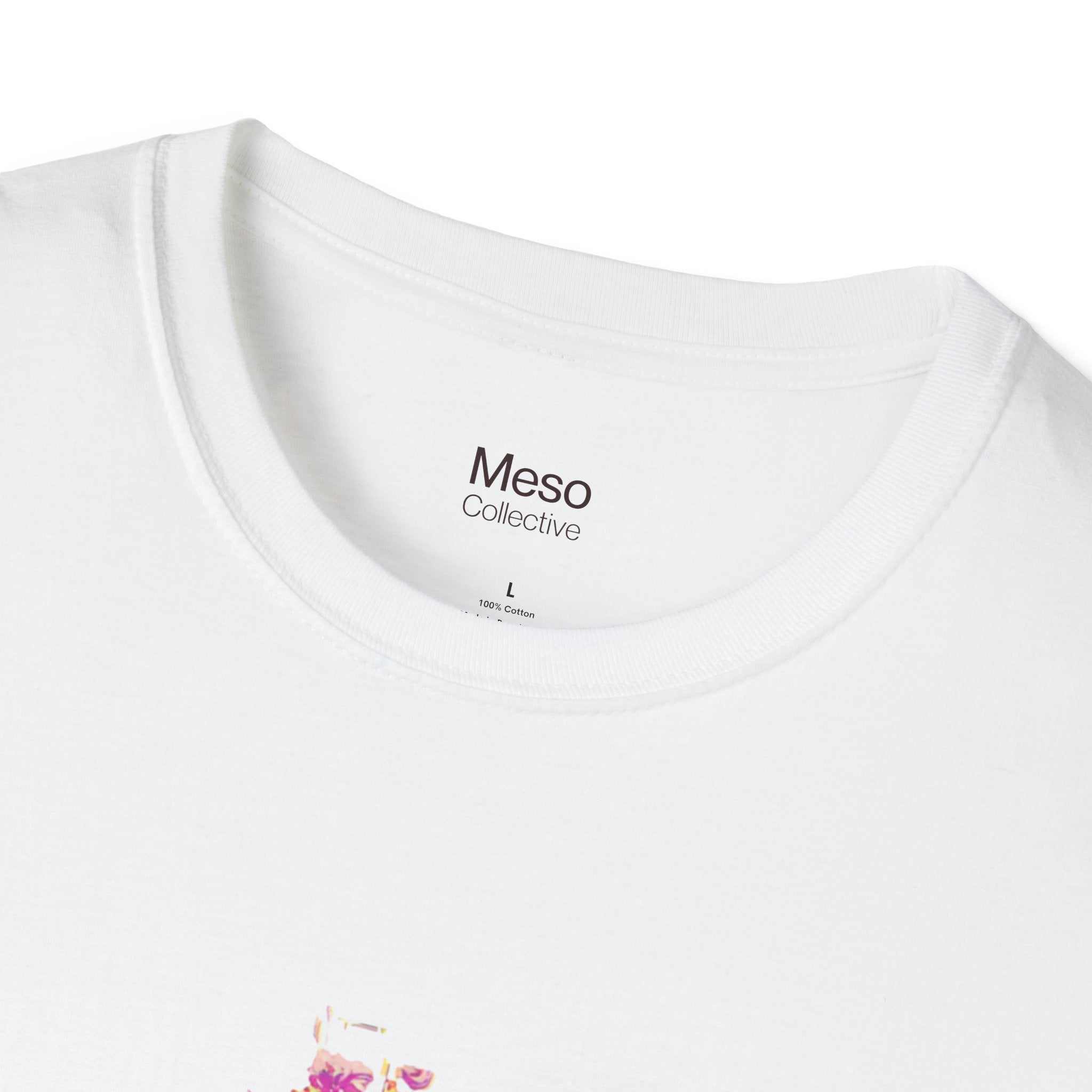 Hope floral bust graphic T-Shirt | silhouette art, glitch collage