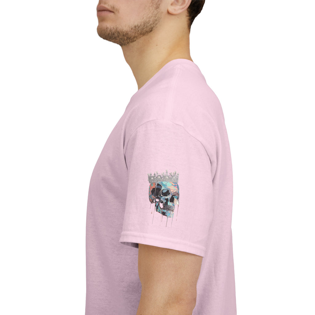 T-Shirt — Minimal 'Meso Collective' Back Print Tee with Subtle Sleeve Graphic