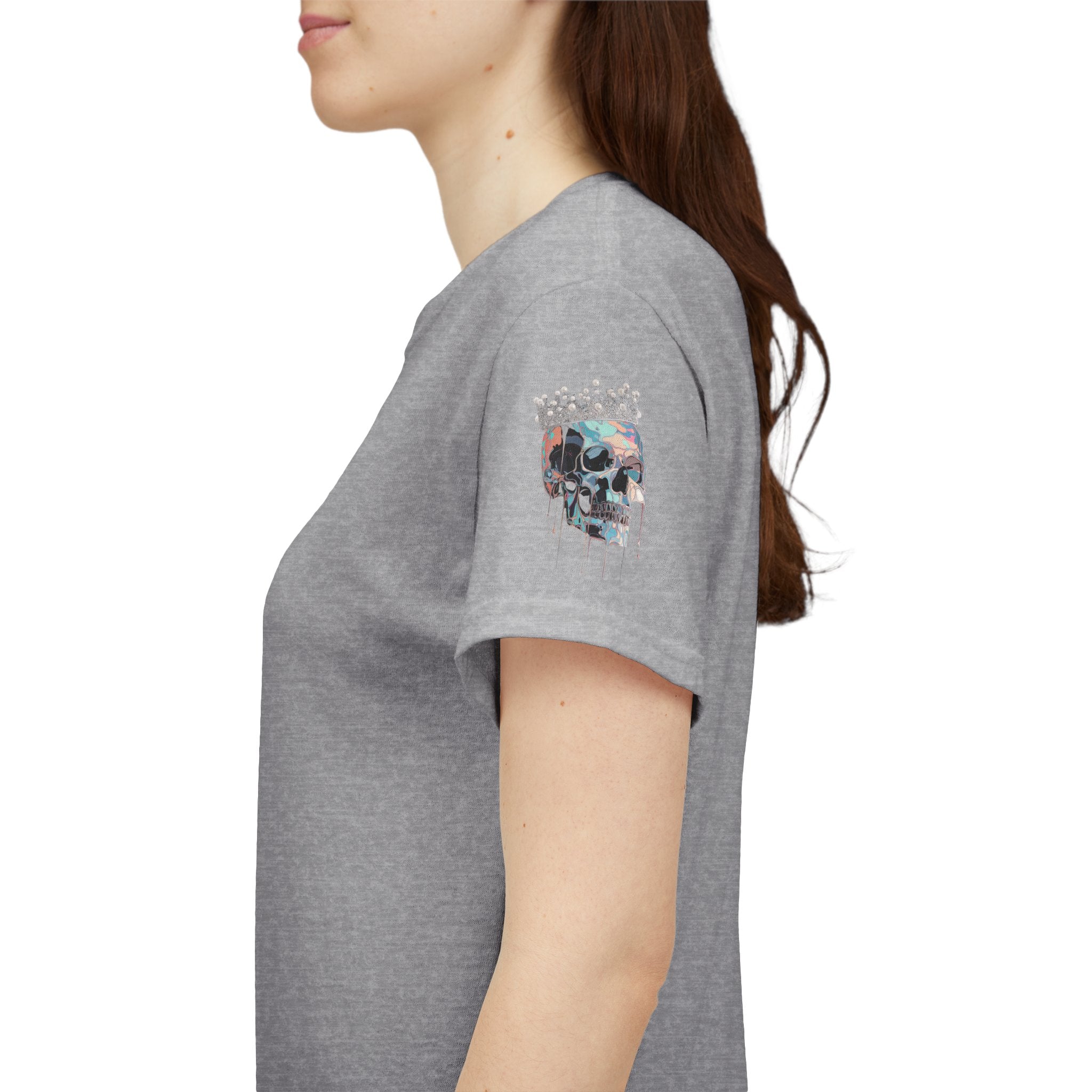 T-Shirt — Minimal 'Meso Collective' Back Print Tee with Subtle Sleeve Graphic
