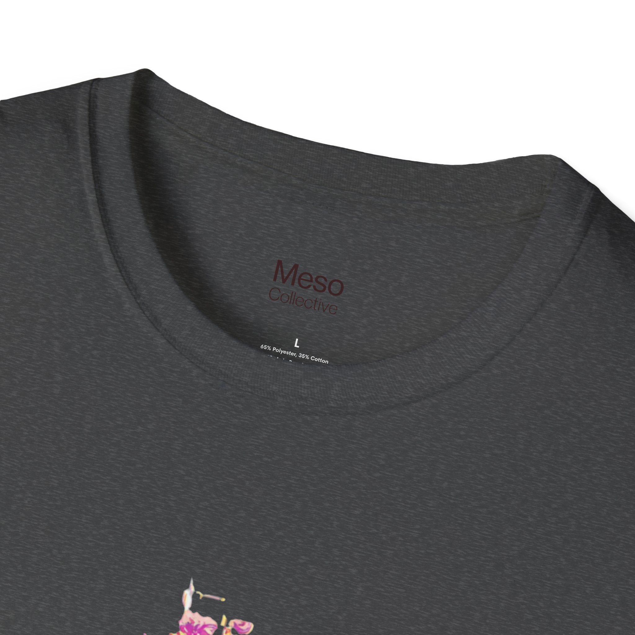 Hope floral bust graphic T-Shirt | silhouette art, glitch collage